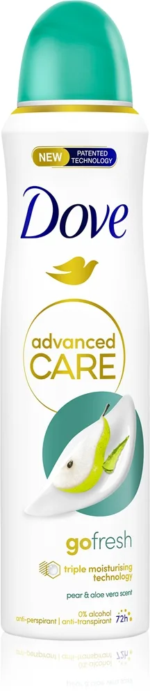 Dove Advanced Care Go Fresh Pear & Aloe Vera deodorantti suihke Pear & Aloe 150 ml