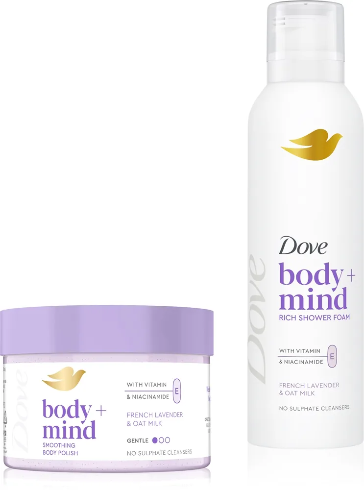 Dove Body+Mind French Lavender & Oat Milk Sæt til krop