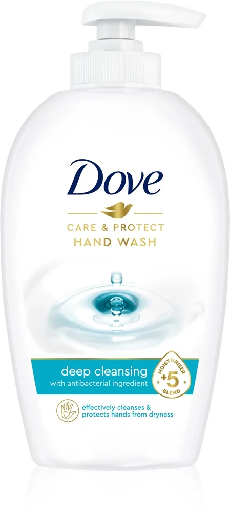 Dove Care & Protect nestemäinen saippua sisältää pumpun 250 ml