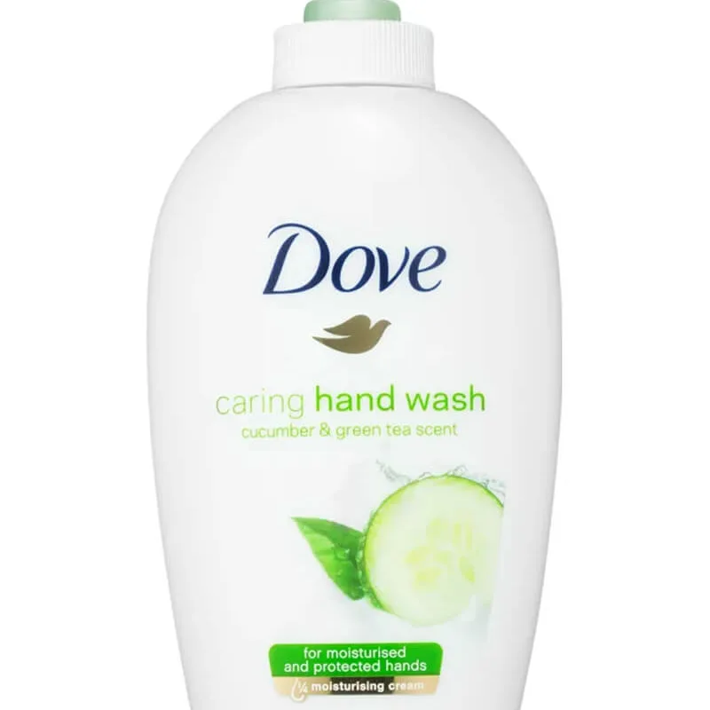 Dove Caring Hand Wash Cucumber & Green Tea Scent (Stop Beauty Waste) (Dobbelt Pakke) 250 ml 2 stk.