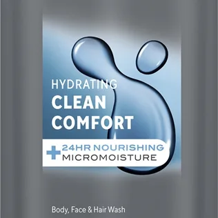 Dove Men+Care Clean Comfort Duschtvål för ansikte, kropp och hår 250 ml