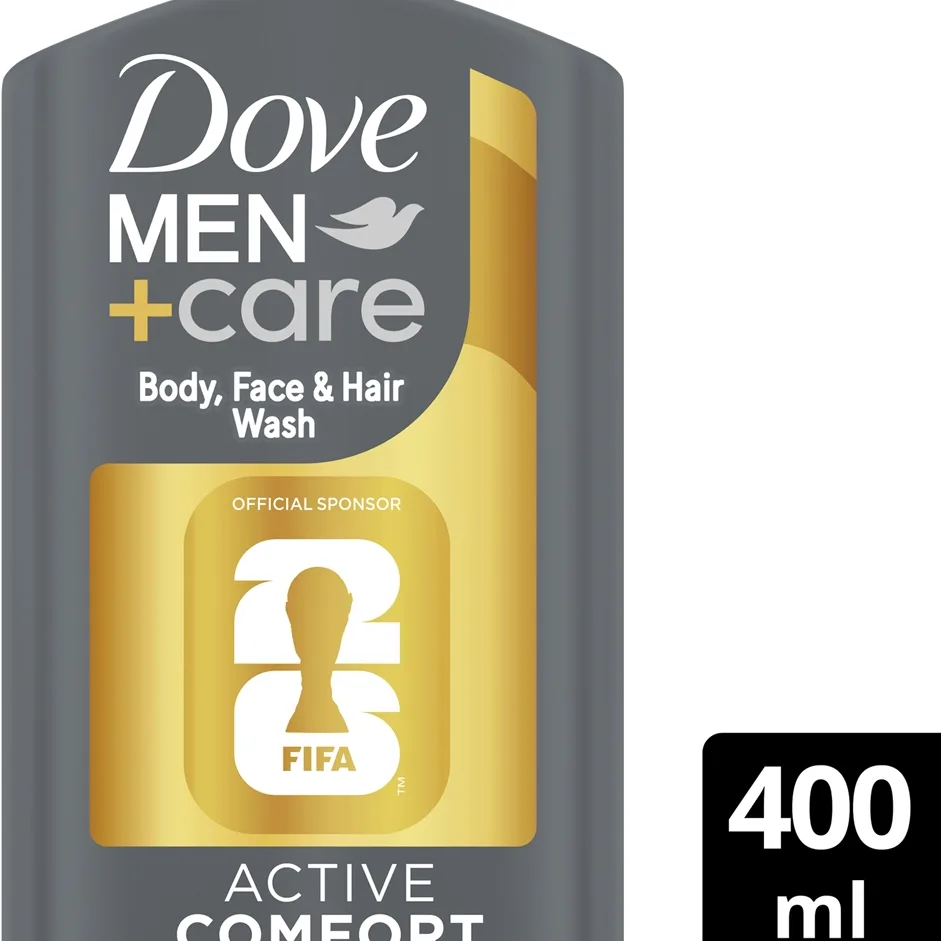 Dove Men+Care FIFA Active Comfort Duschtvål 400 ml