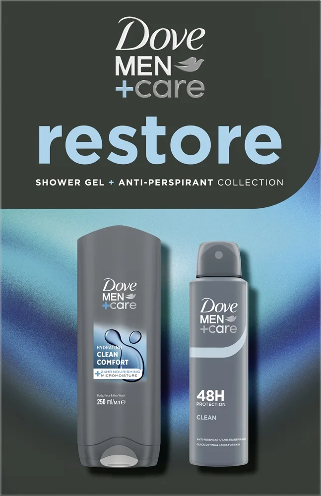 Dove Men+Care Restore lahjasetti miehille