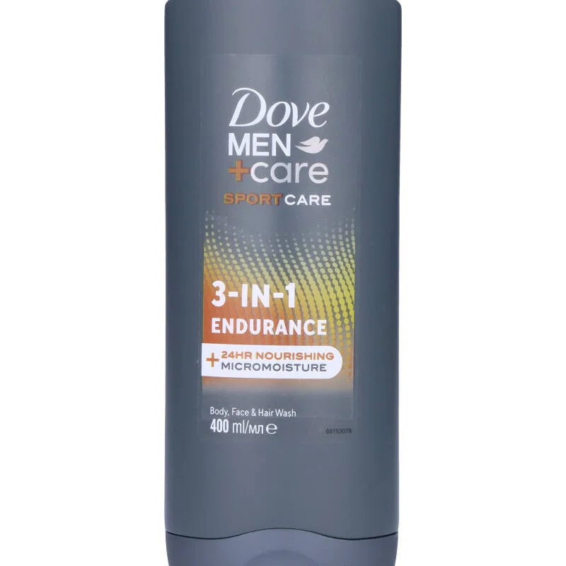 Dove Men + Care Sports Care 3-In-1 Endurance Body, Face & Hair Wash 400 ml