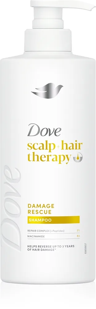 Dove Scalp + Hair Therapy Damage Rescue shampoo vaurioituneille hiuksille 400 ml