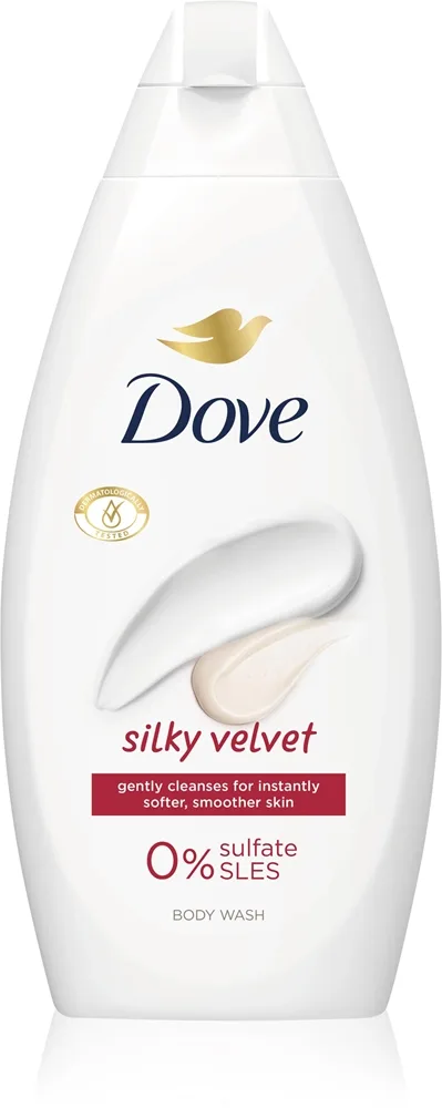 Dove Silky Velvet Närande dusch-gel 450 ml