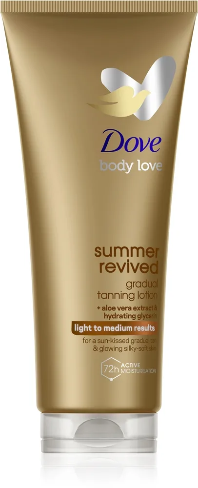 Dove Hudkräm Summer Revive Mörk 200 ml