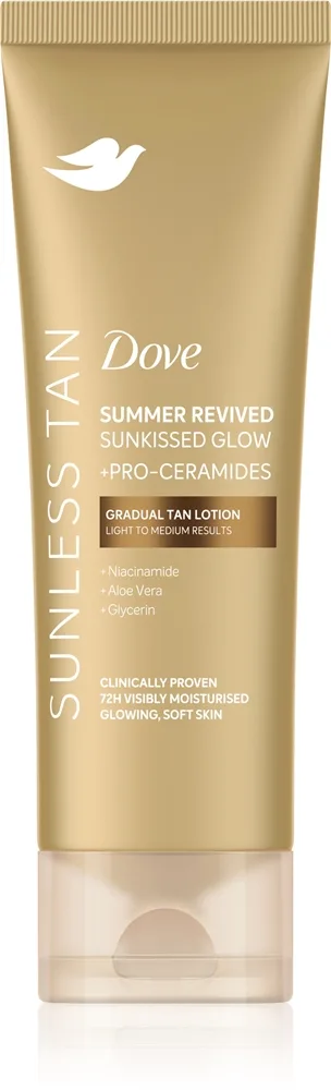 Dove Summer Revived Sunless Tan Selvbruner mælk Skygge Fair 200 ml