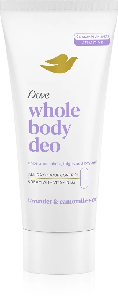 Dove Lavender & Chamomile voidemainen deodorantti vartalolle 75 ml