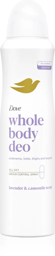Dove Lavender & Chamomile deodoranttisuihke vartalolle 150 ml