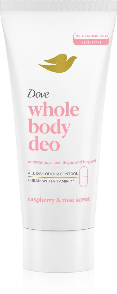 Dove Raspberry & Rose Antiperspirant creme til krop 75 ml