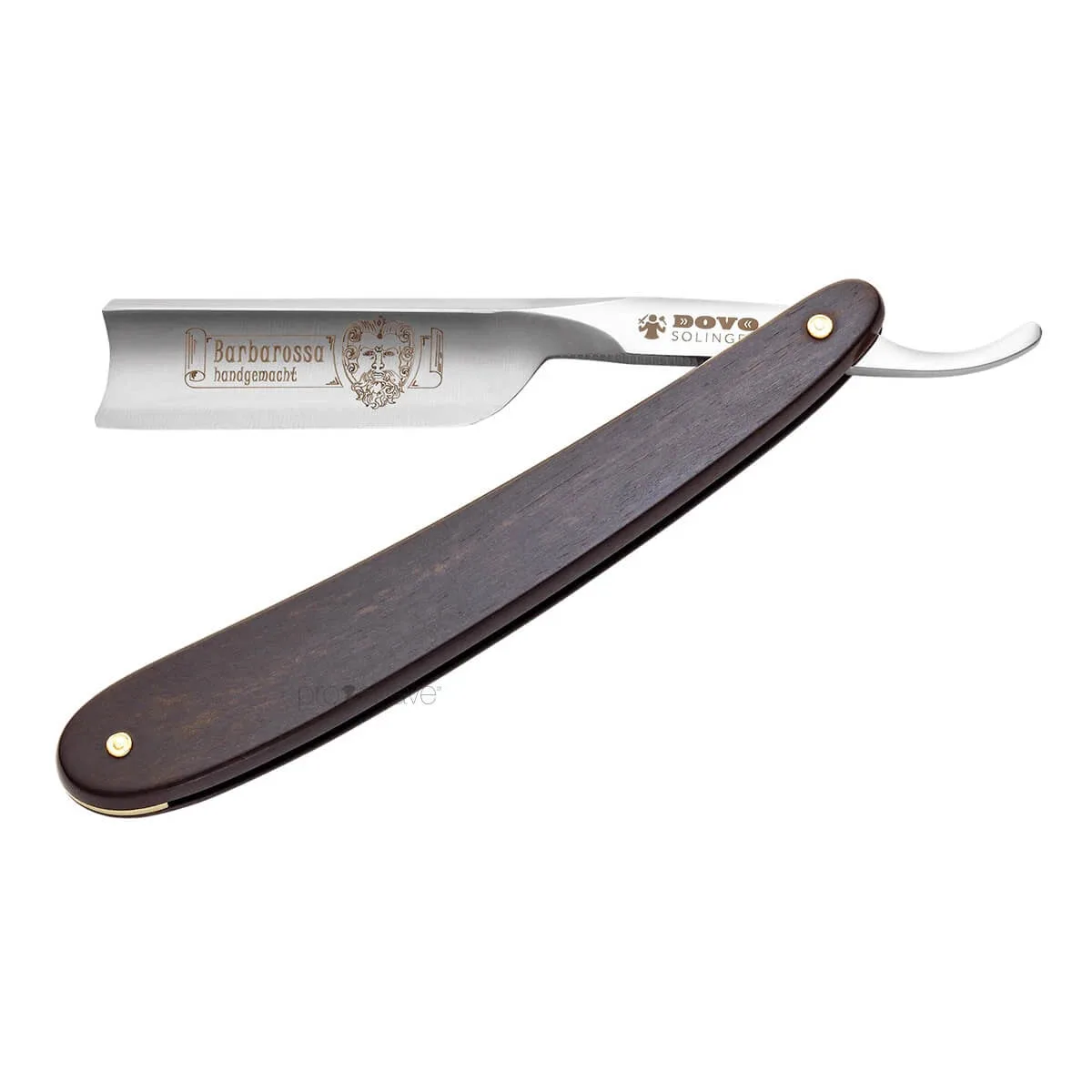 Dovo Solingen Straight Razor 5/8, Spanish point, Barbarossa, Kort, Ibenholt