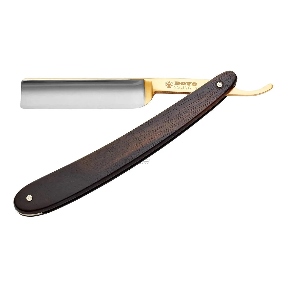 Dovo Solingen Straight Razor 5/8, Square nose, Apex, Ibenholt