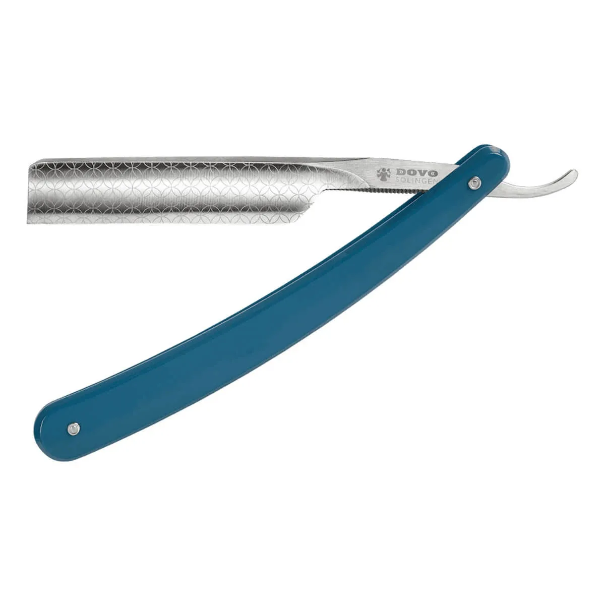Dovo Solingen Straight Razor 5/8, Square point, Runde, Blå Akryl