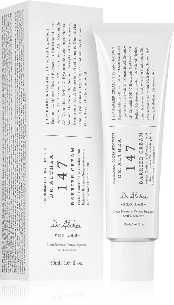 Dr. Althea 147 Barrier Cream ravitseva voide ihon suojakerroksen vahvistamiseen 50 ml