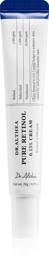 Dr. Althea Pure Retinol 0.15% Cream erneuernde regenerierende Gesichtscreme gegen die Zeichen des Alterns 20 g
