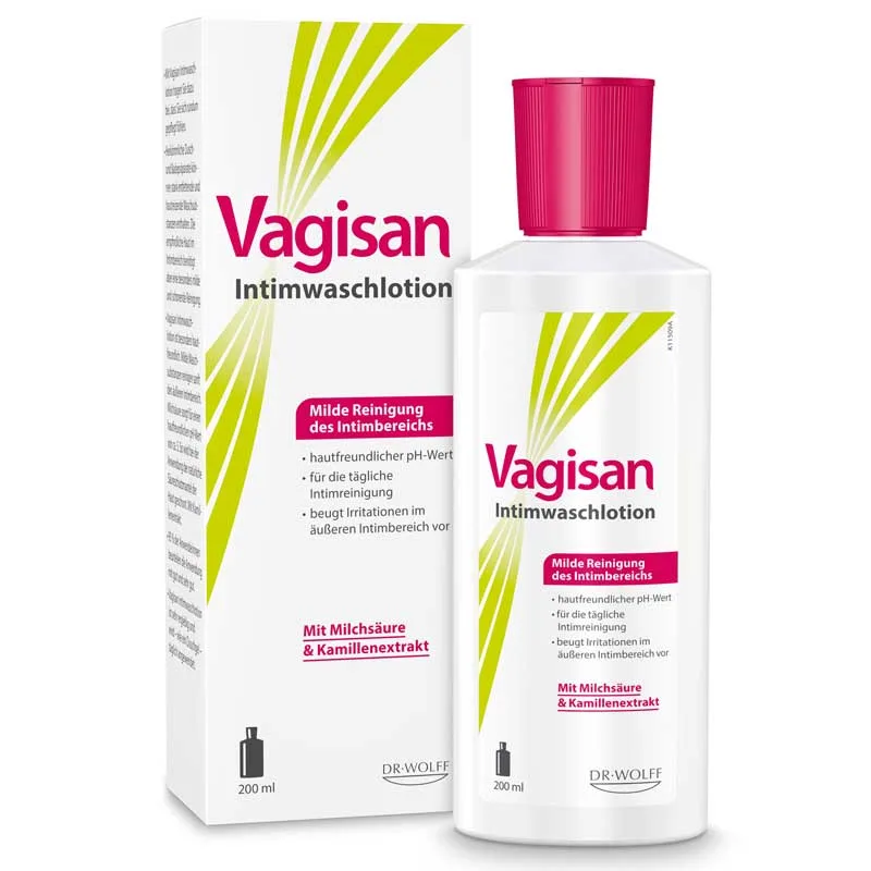 Vagisan Intimwasch-Lotion - Sanfte Intimreinigung 200 ml Lotion