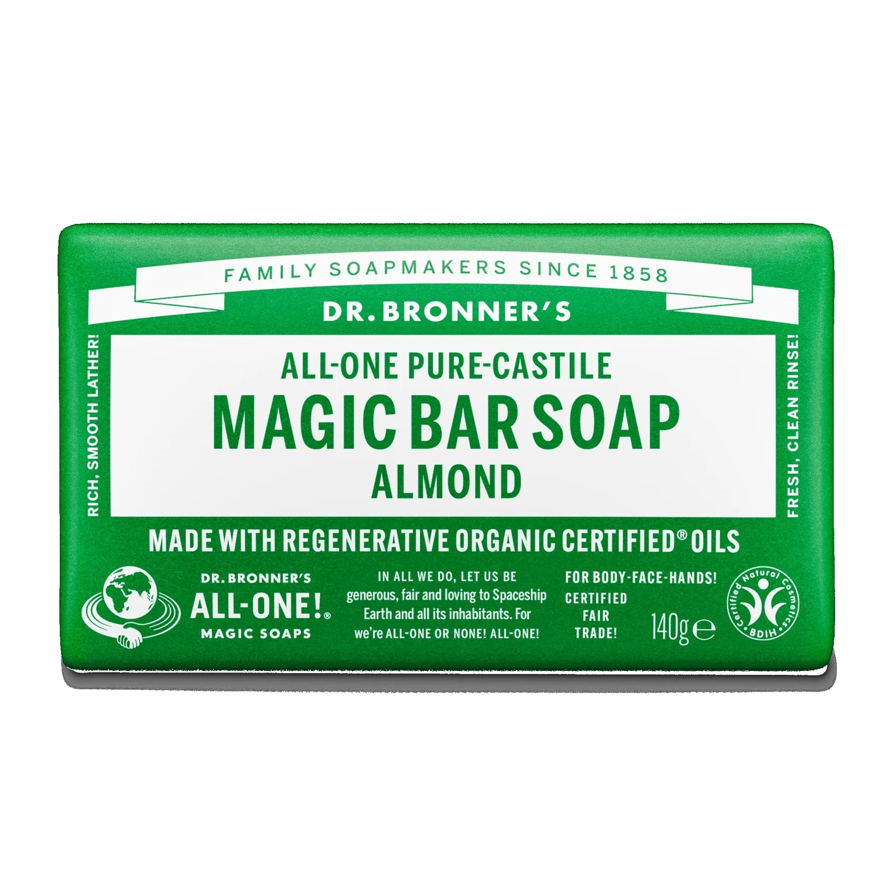Dr.Bronner's Bar Soap Almond 140 g