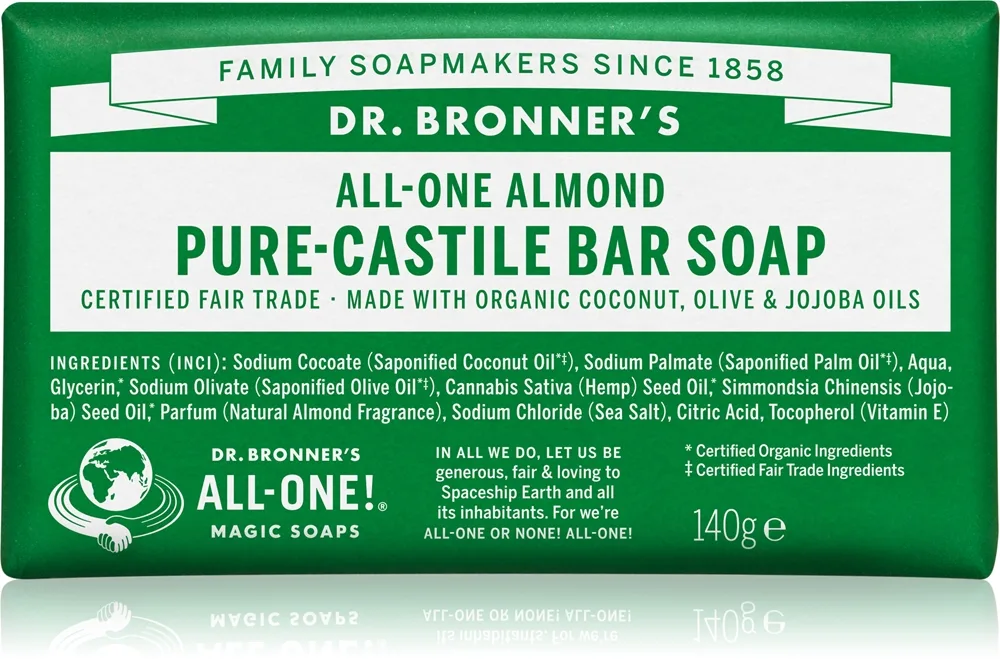 Dr. Bronner’s Almond palasaippua 140 g
