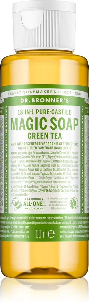 Dr. Bronner’s Green Tea Flytande universaltvål 100 ml