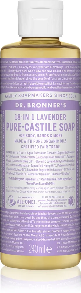 Dr. Bronner’s Lavender Flytande universaltvål 240 ml
