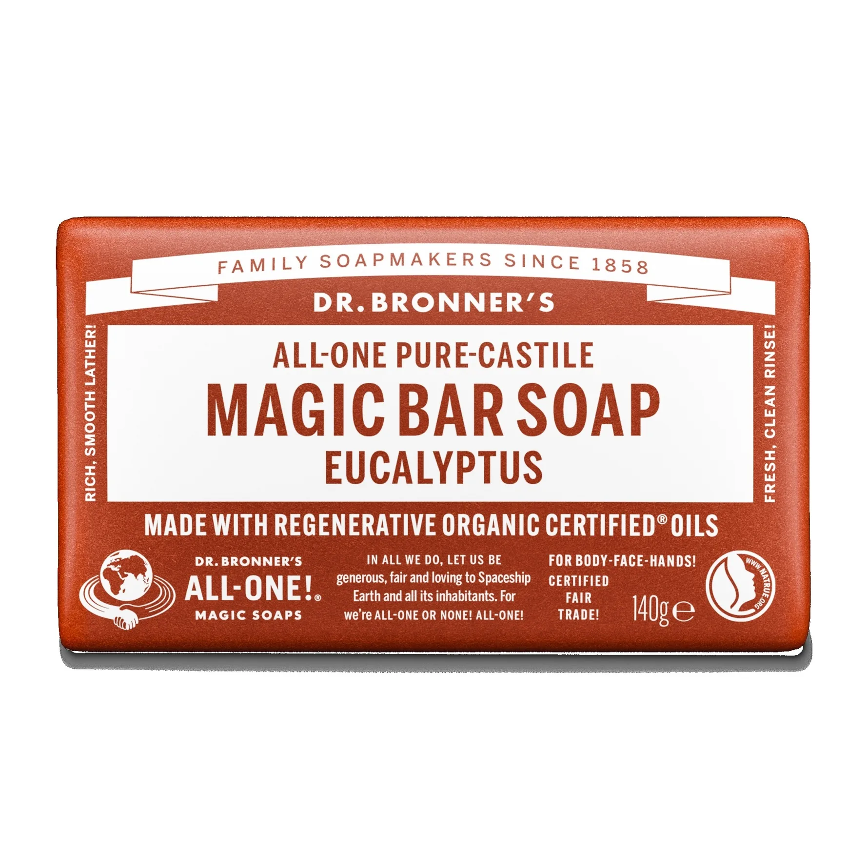 Dr.Bronner's Bar Soap Eucalyptus 140 g