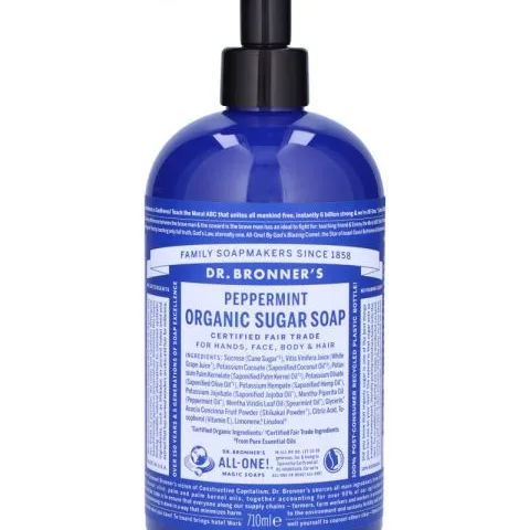 Dr. Bronner's Organic Pump Soap Peppermint 710 ml