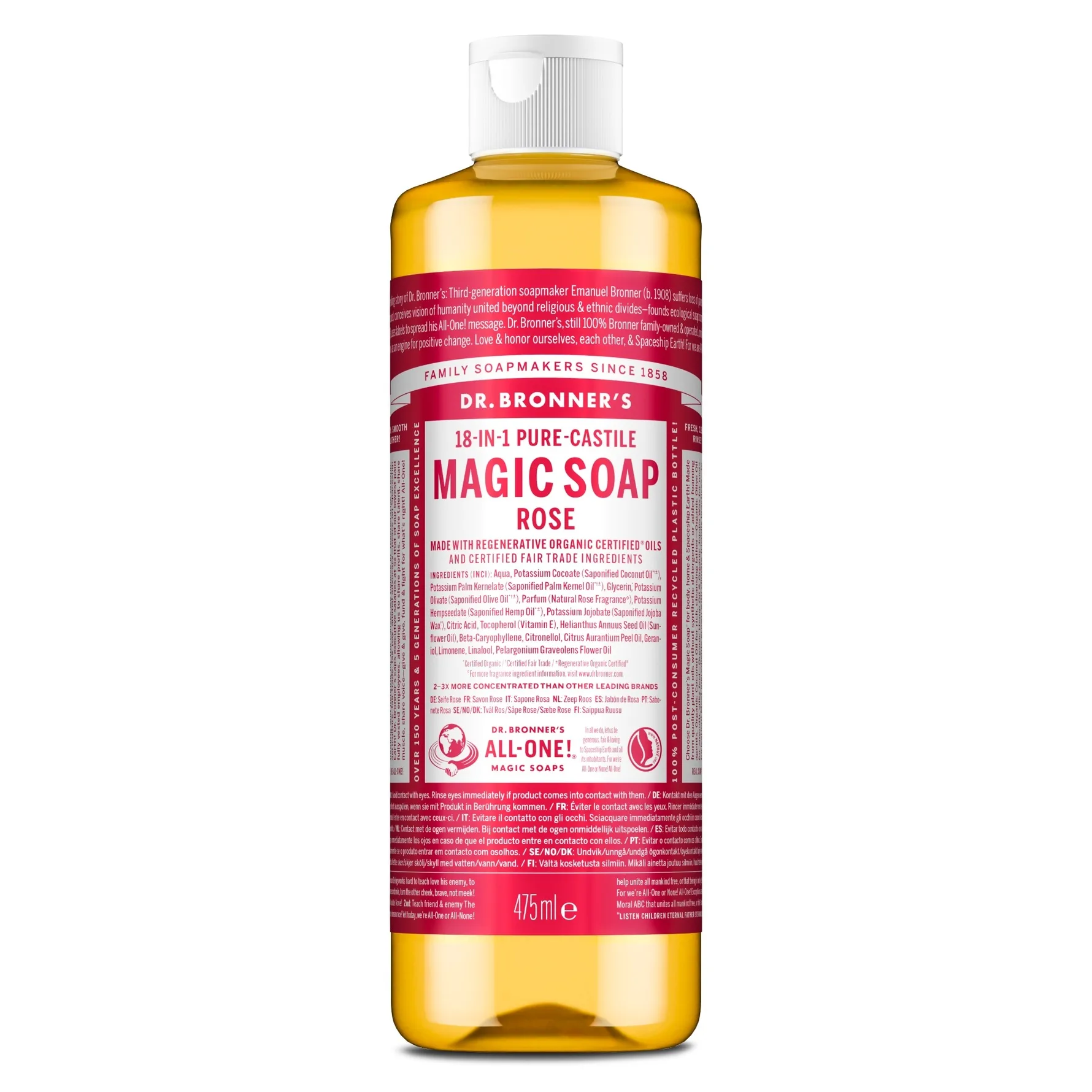 Rose Liquid Soap 473 ml