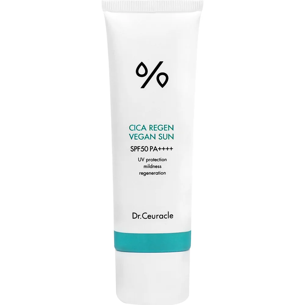 Dr.Ceuracle Cica Regen Vegan Lindrande skyddande emulsion SPF 50+ 50 ml