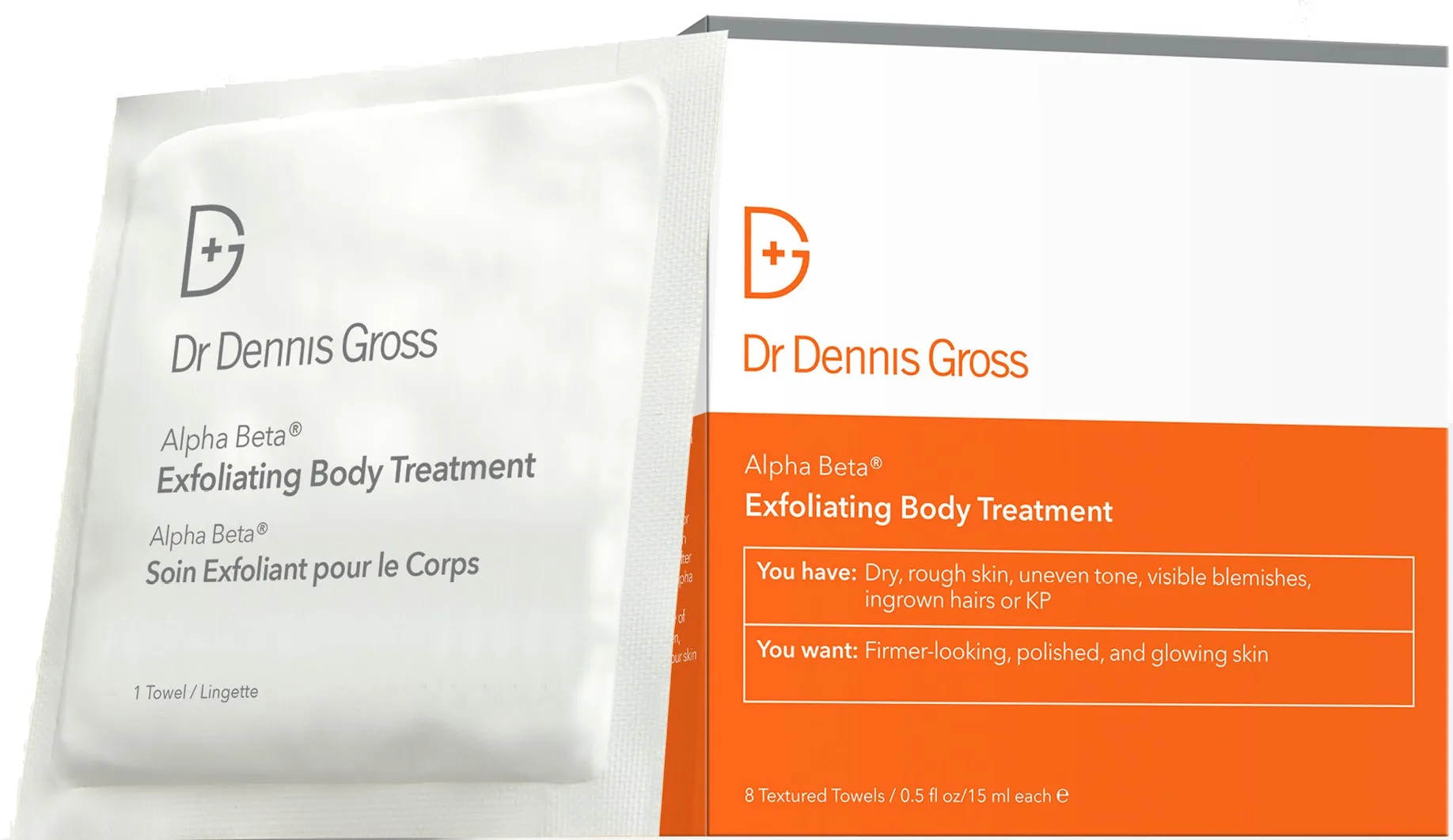 Dr Dennis Gross Alpha Beta Exfoliating BodyTreatment 8 Pack
