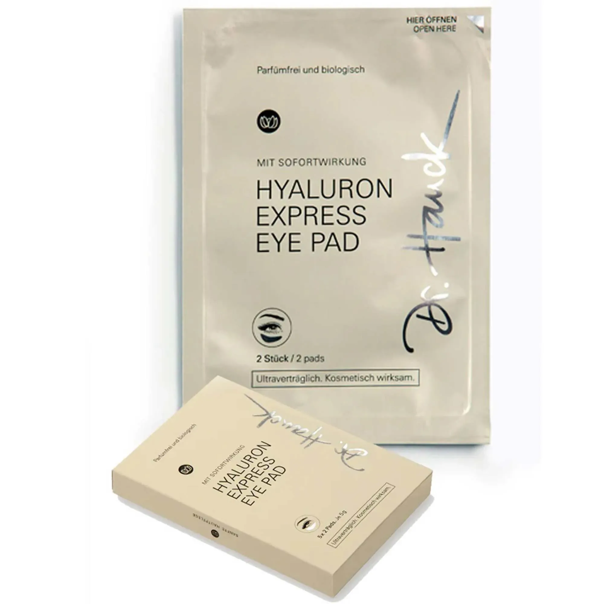 Dr. Hauck - Hyaluron Express Eye Pad, 5x2 Stück