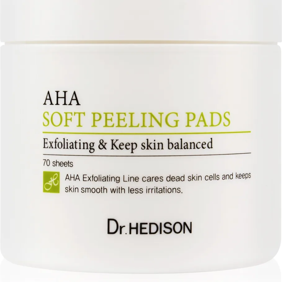 Dr. HEDISON AHA Exfolierande bomullsrondeller 70 st.