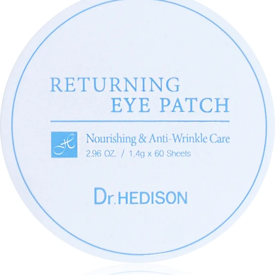 Dr. HEDISON Nourishing & Anti-Wrinkle Care Hydrogel ögonmask för att behandla mörka cirklar 60 st.