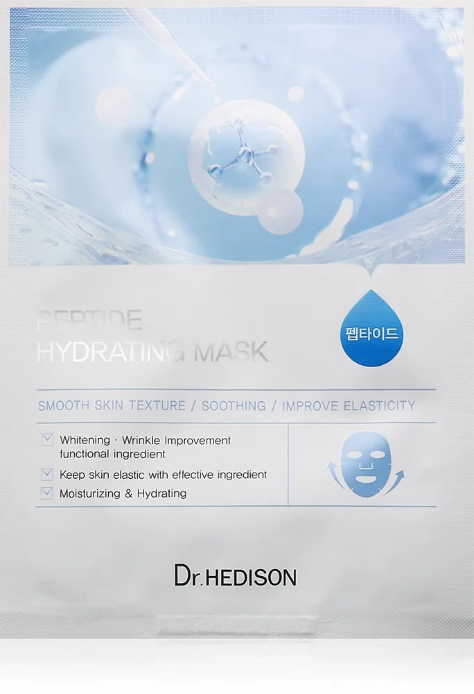 Dr. HEDISON Peptide Fuktgivande arkmask för ansiktet 2.3 g