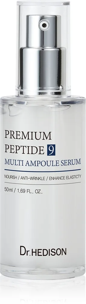 Dr. HEDISON Premium Peptide 9+ Multi Ampoule Serum Intensivt serum med närande och återfuktande effekt 50 ml