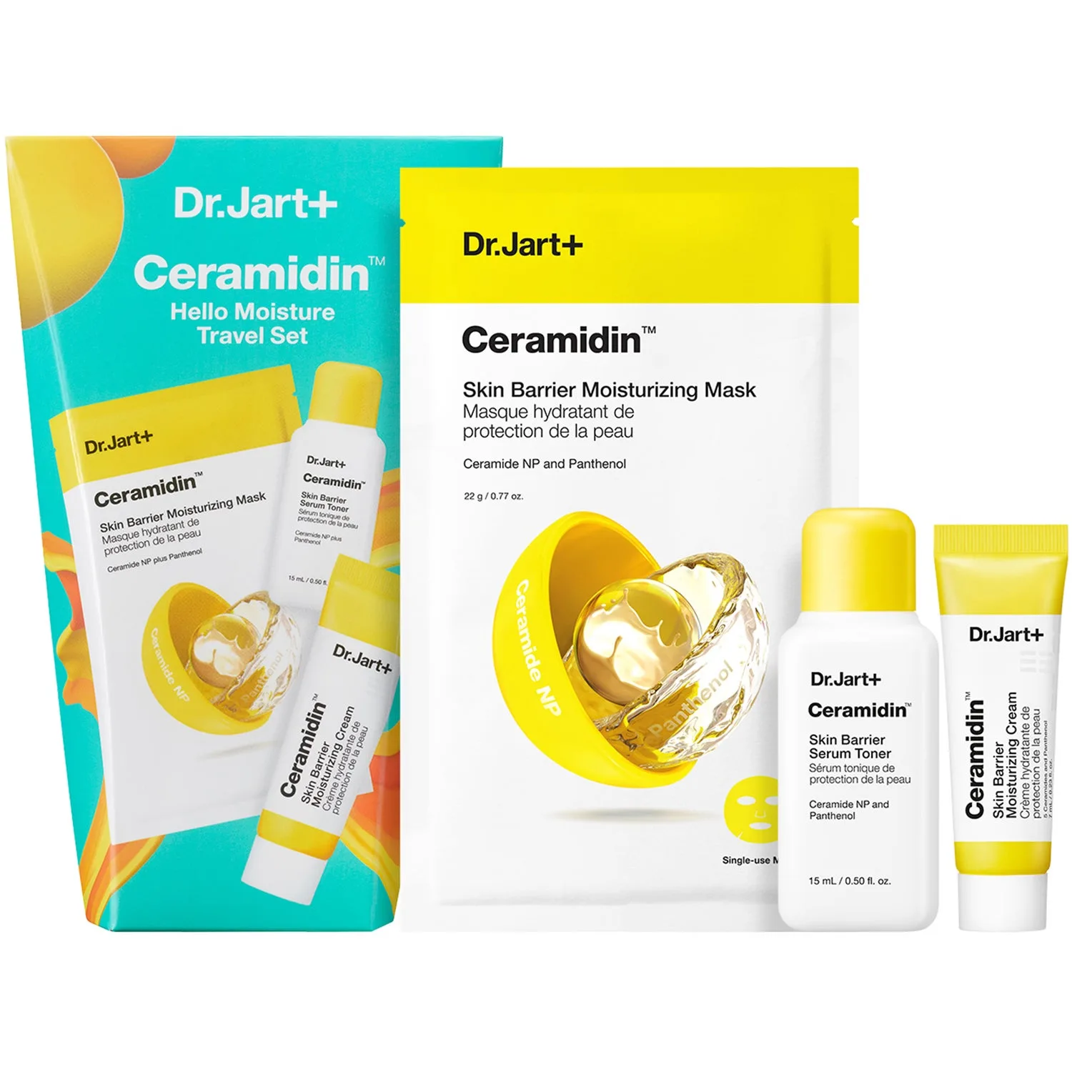 Dr.Jart+ Ceramidin Hello Moisture Travel Set 22 ml