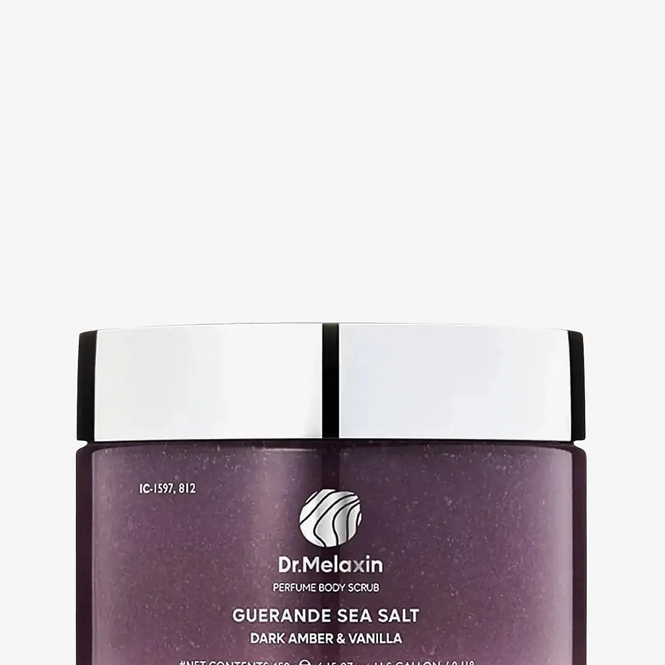 Dr. Melaxin Guerande Sea Salt Perfume Body Scrub Dark Amber & Vanilla - 450 g.