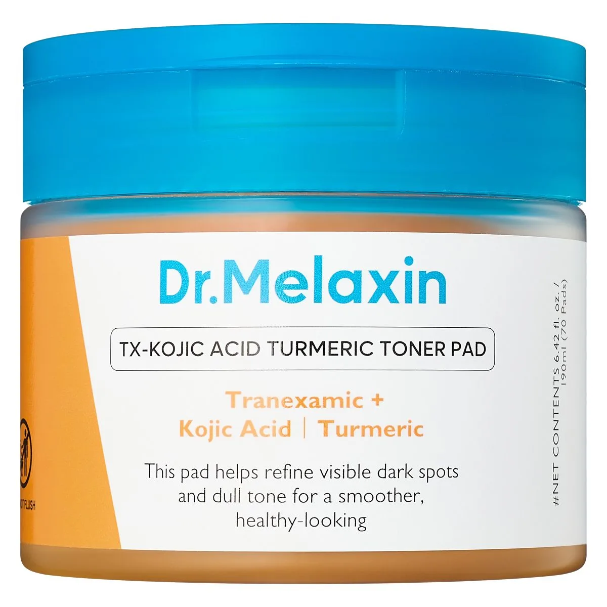 Dr.Melaxin Tx-Kojic Acid Turmeric Toner Pad 70pcs