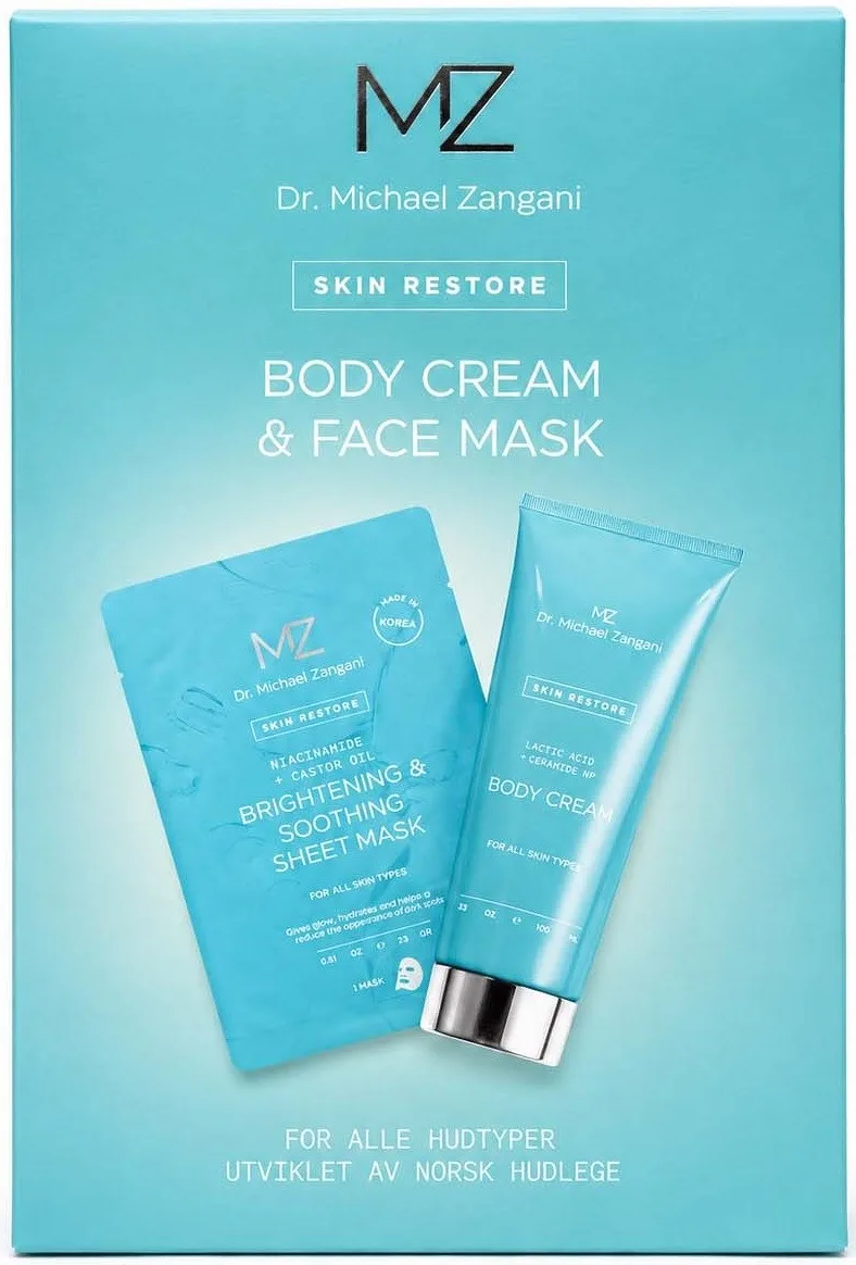 Dr. Michael Zangani Body Cream & Face Mask Gift Set