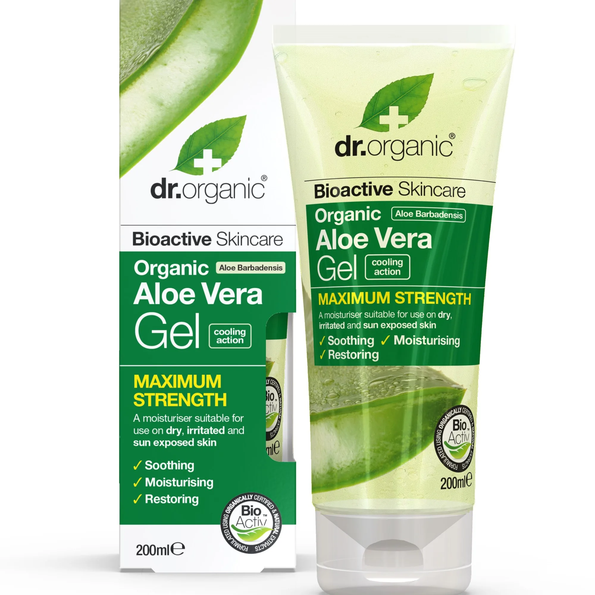 Dr. Organic Aloe Vera Skin Gel 200 ml