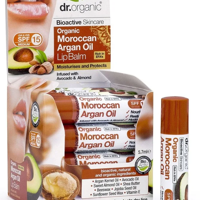 Dr. Organic Argan Lipbalm 5 ml
