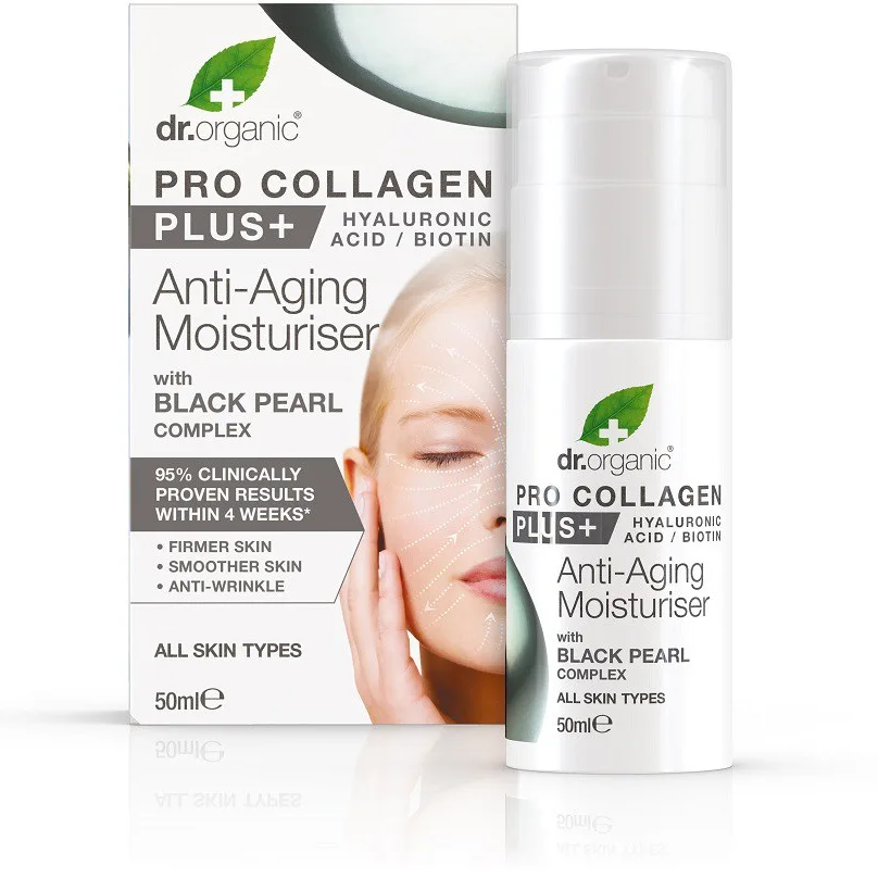 Dr. Organic Collagen Anti-aging Cream Black Pearl 50 ml