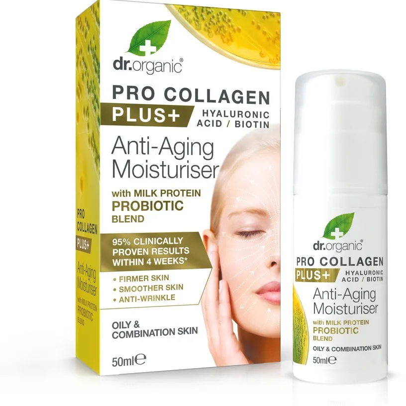 Dr. Organic Collagen Anti-aging Cream Probiotics 50 ml