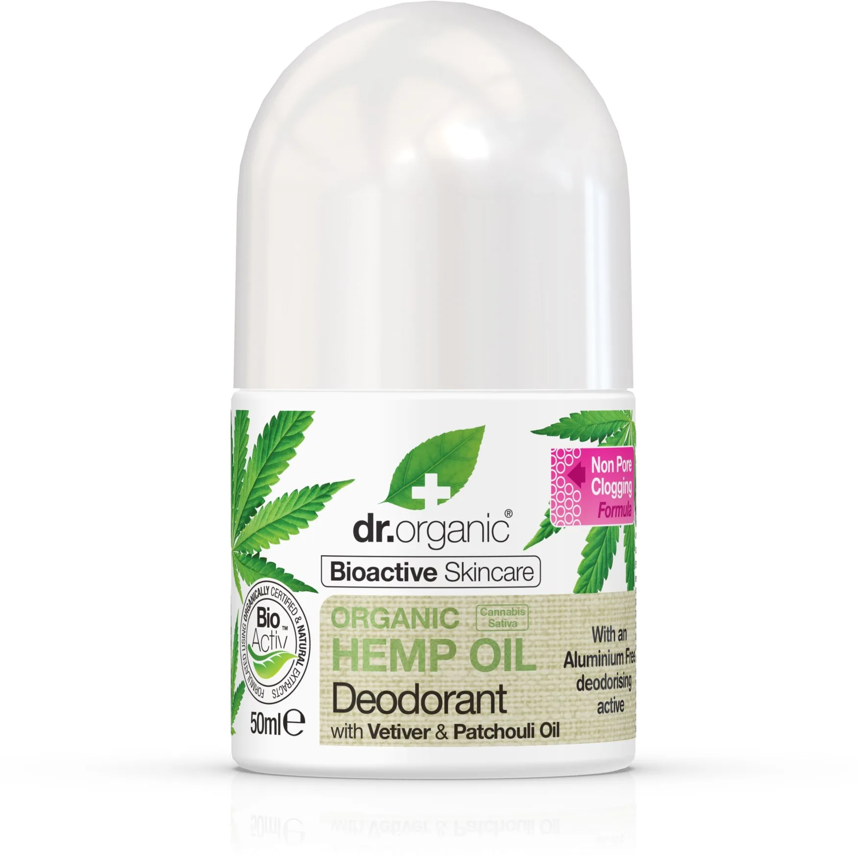 Dr. Organic Hemp Oil Deo Roll on 50 ml
