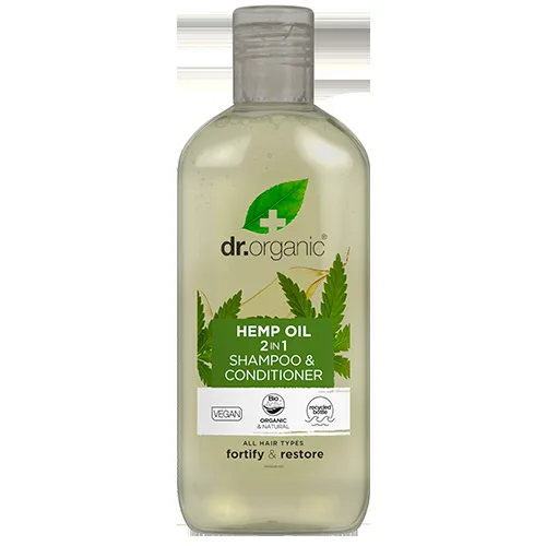Dr Organic Hemp Oil Shampoo & Conditioner 2-in-1, 265 ml