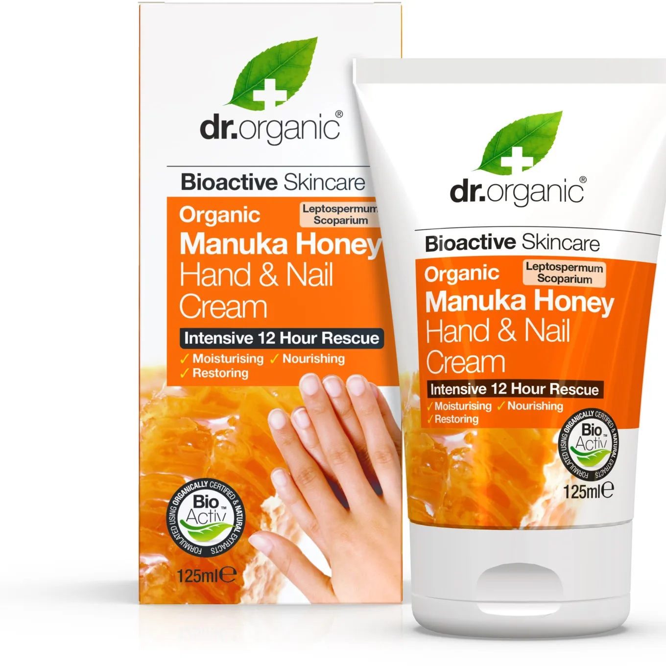Dr. Organic Manuka Honey Hand & Nail Cream 125 ml