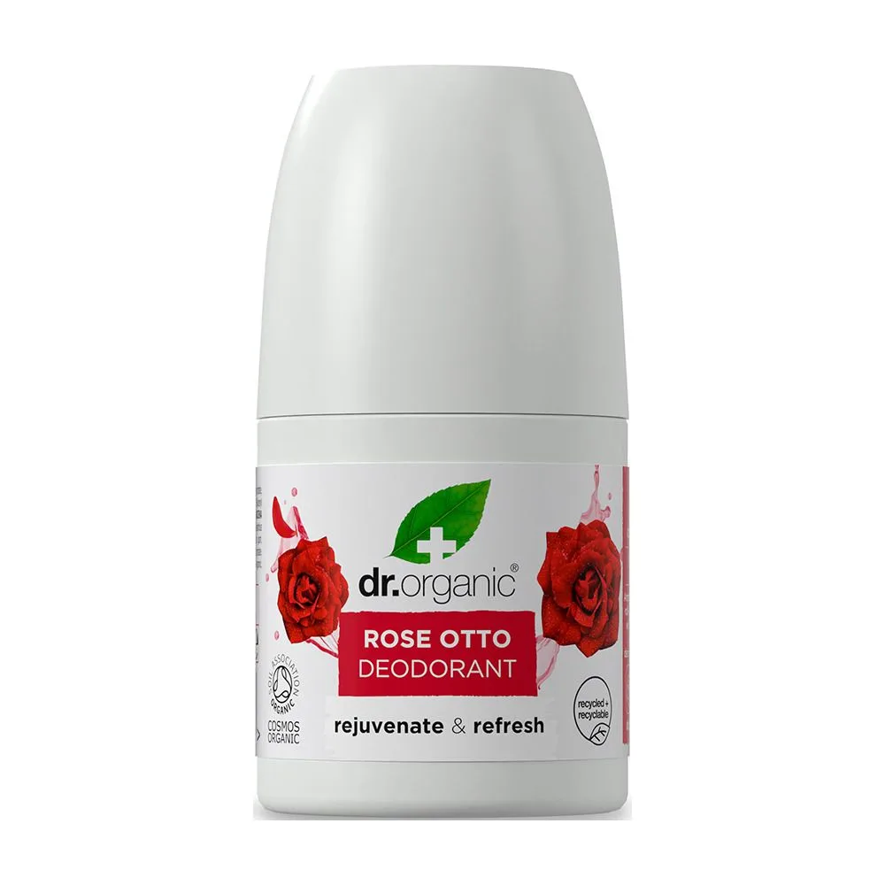 Dr. Organic Rose Otto Oil Deodorant Roll-On 50 ml