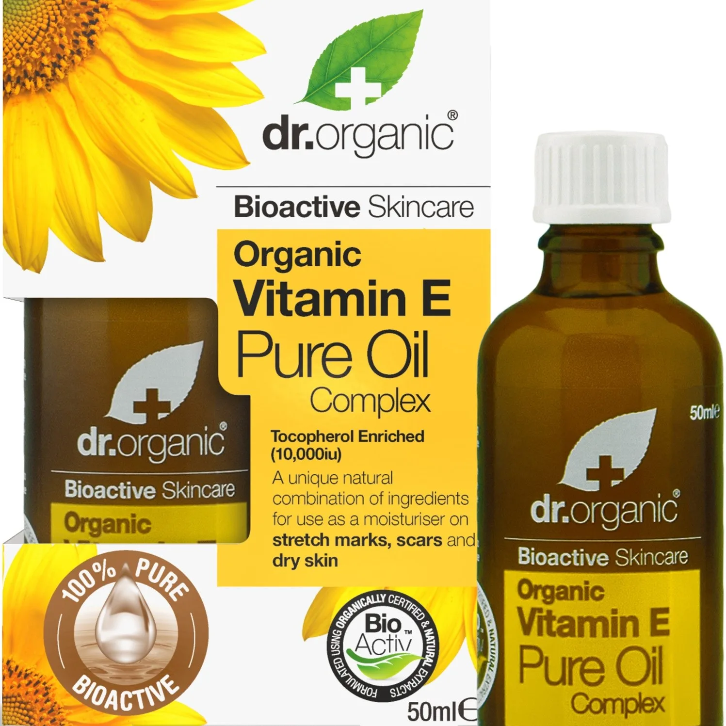 Dr. Organic Vitamin E Pure Oil 50 ml