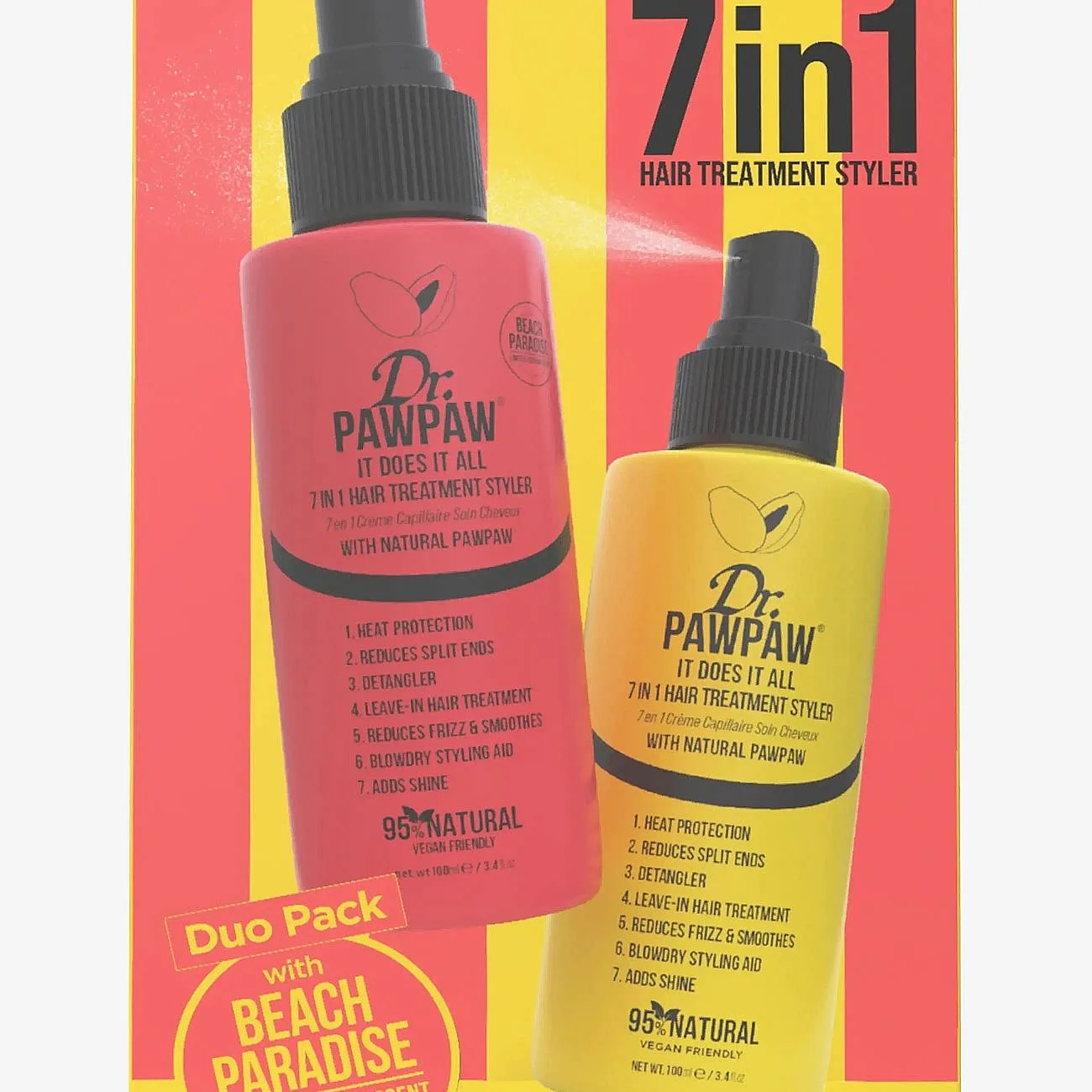 Dr.PawPaw Dr.pawpaw It Does It All - 7 In 1 Hair Treatment Styler Duo Pack - Nude - 200 ML