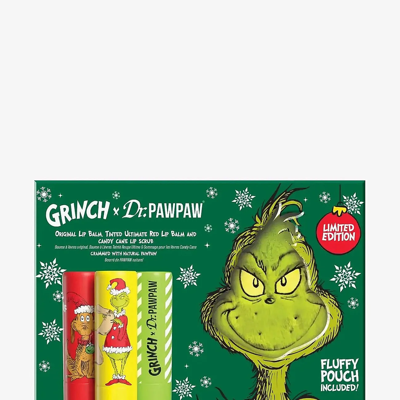 Dr.PawPaw Dr.pawpaw The Grinch Ultimate Red, Sugar Scrub Balm, Original + Gift - Multi/patterned - 12 G
